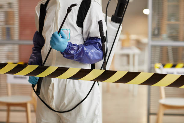 Professional Biohazard Cleanup technician working in Washington Navy Yard, DC